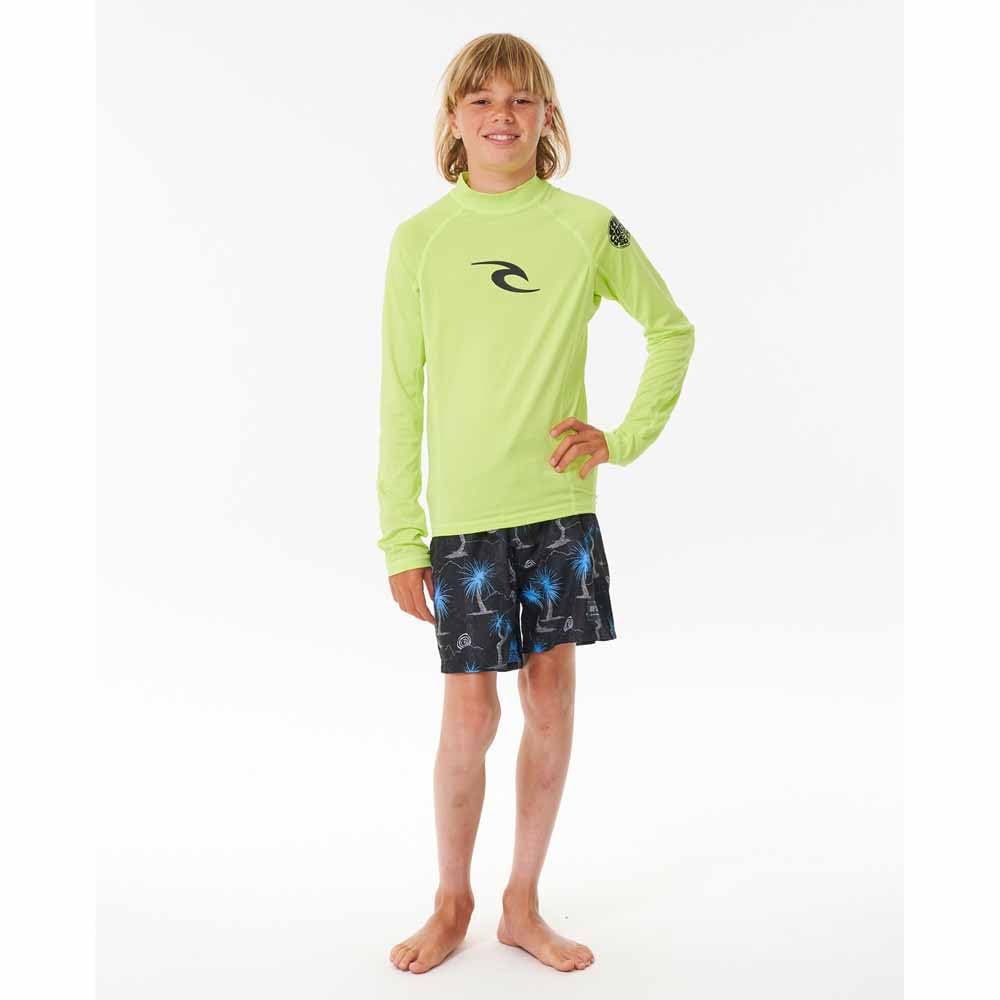 Rip Curl Boys' Brand Wave UPF 50 Long Sleeve Rashguard - Image 5