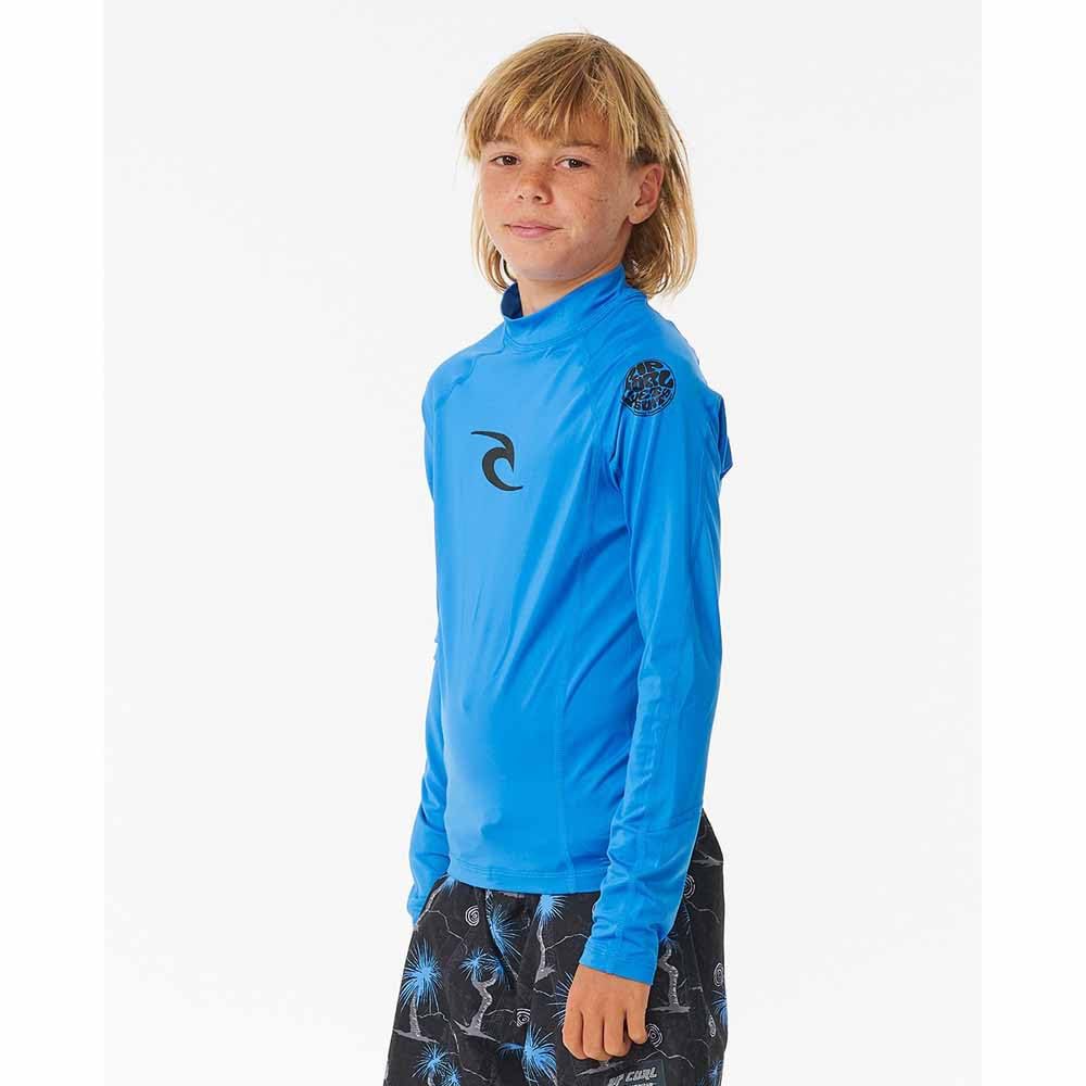 Rip Curl Boys' Brand Wave UPF 50 Long Sleeve Rashguard - Image 3