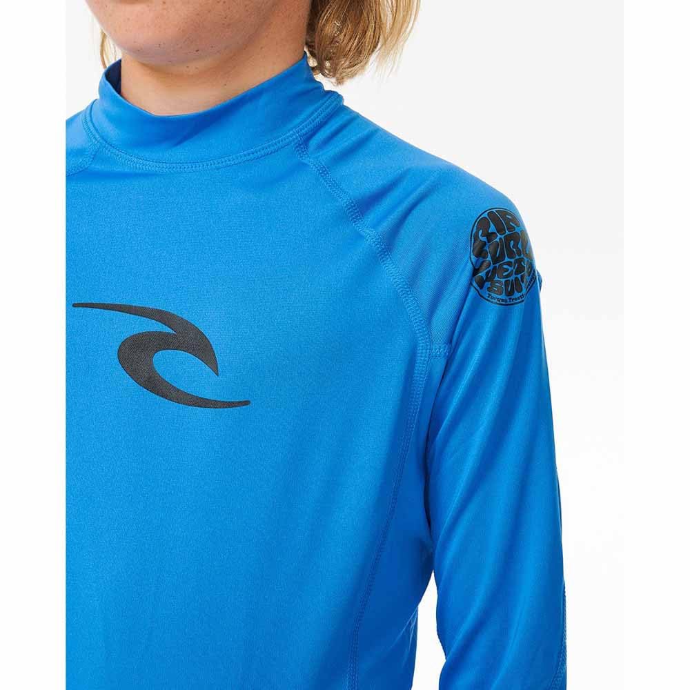 Rip Curl Boys' Brand Wave UPF 50 Long Sleeve Rashguard - Image 4