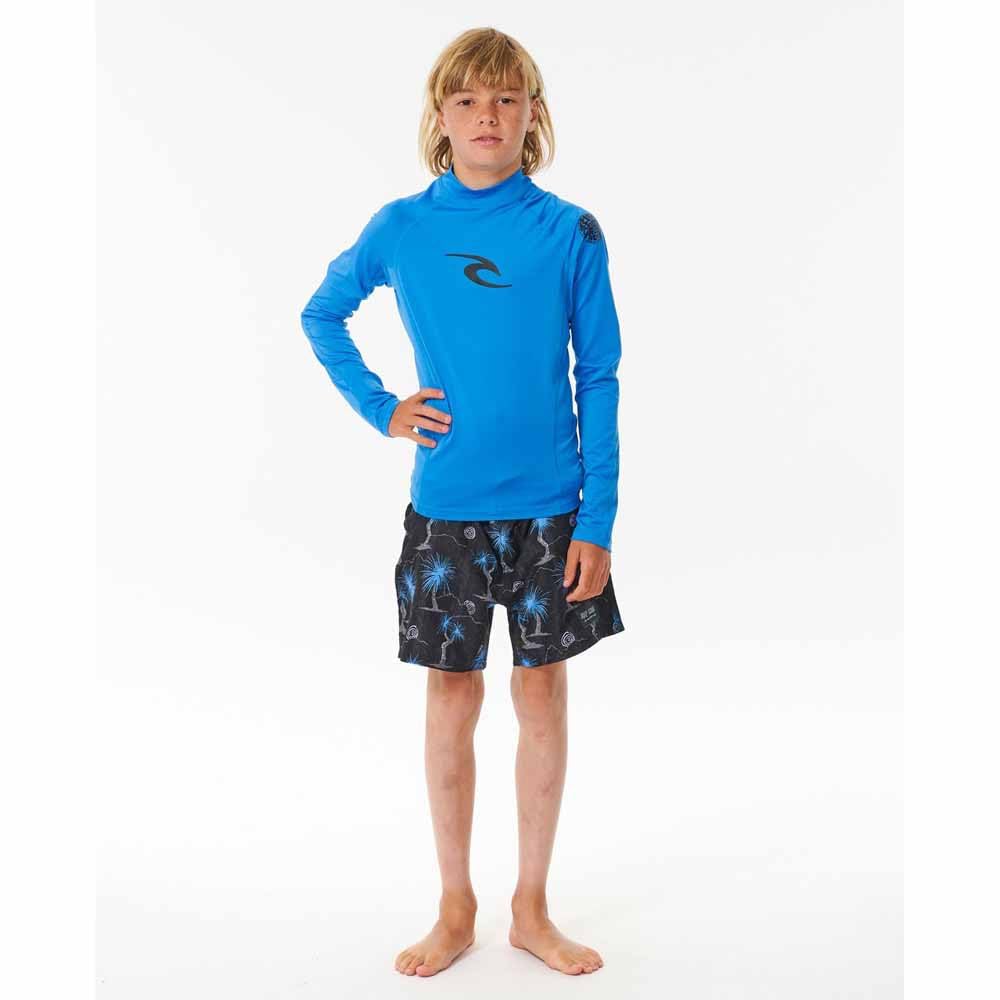 Rip Curl Boys' Brand Wave UPF 50 Long Sleeve Rashguard - Image 5
