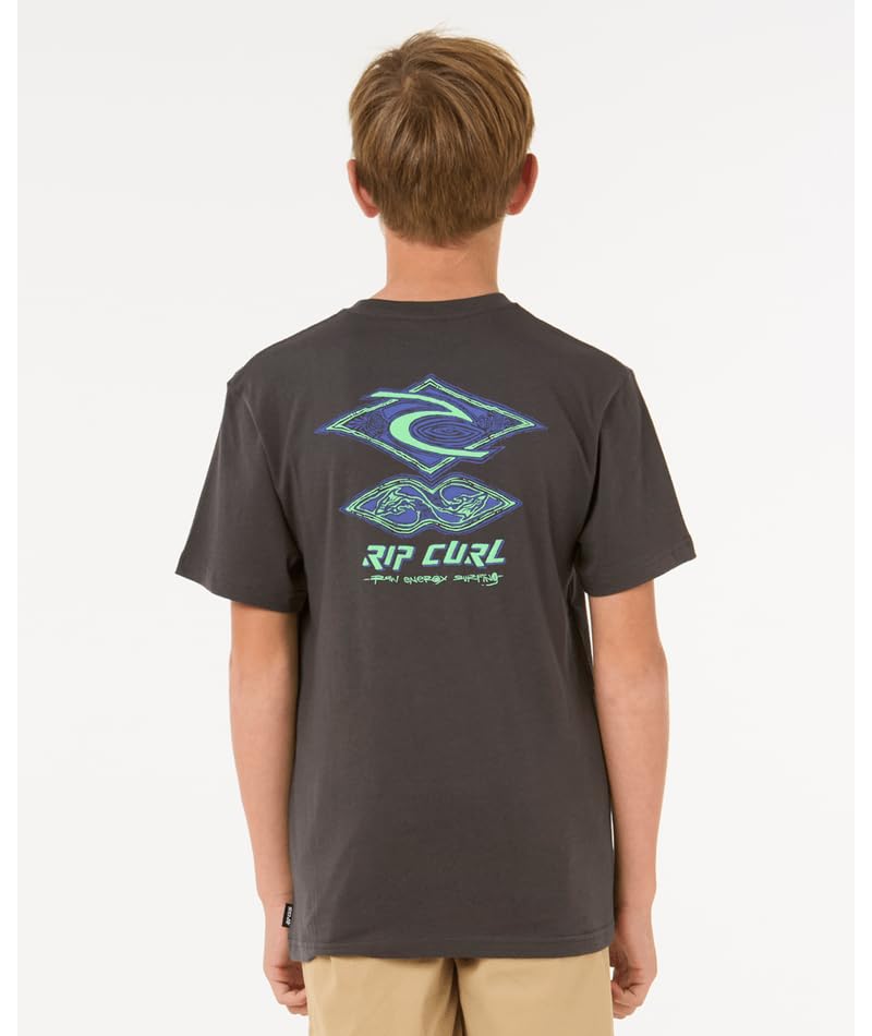 Rip Curl Boys' Raw Energy Dolphin Short Sleeve T-Shirt - Image 2