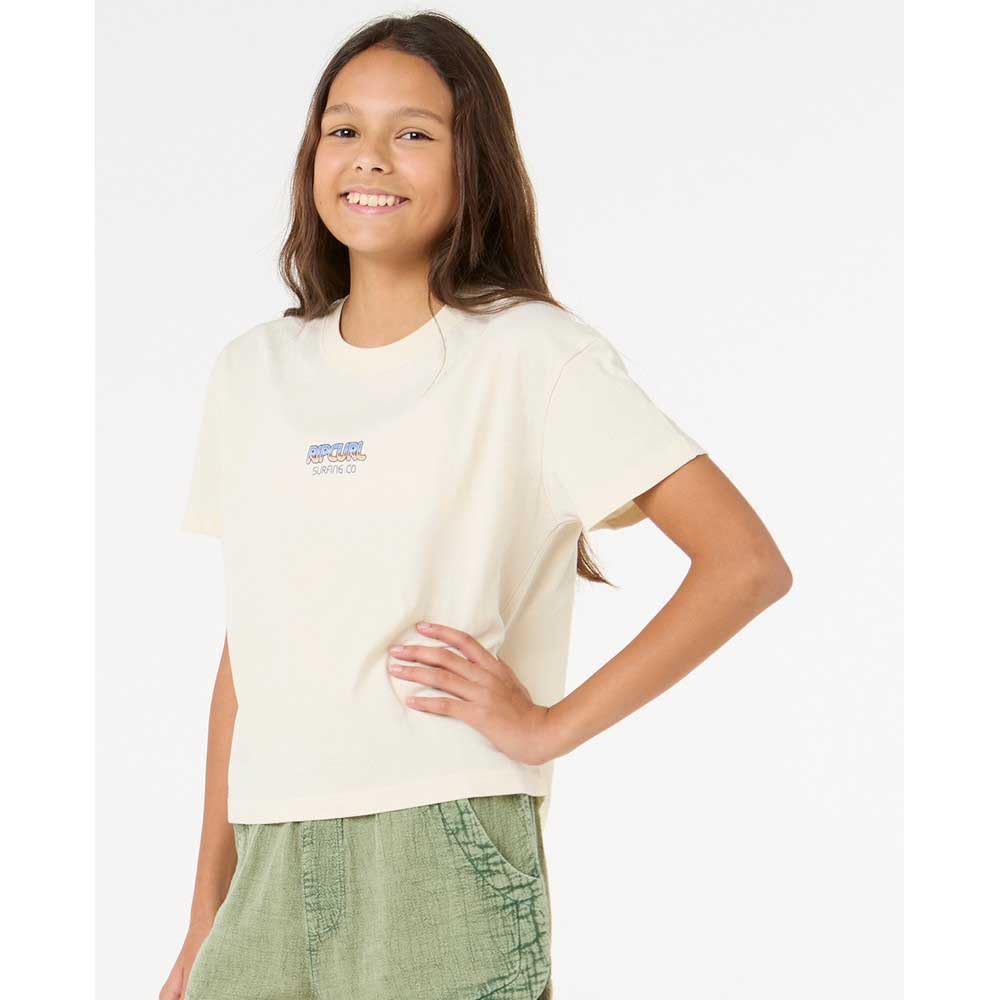 Rip Curl Girls' Cropped Short Sleeve T-Shirt - Image 4