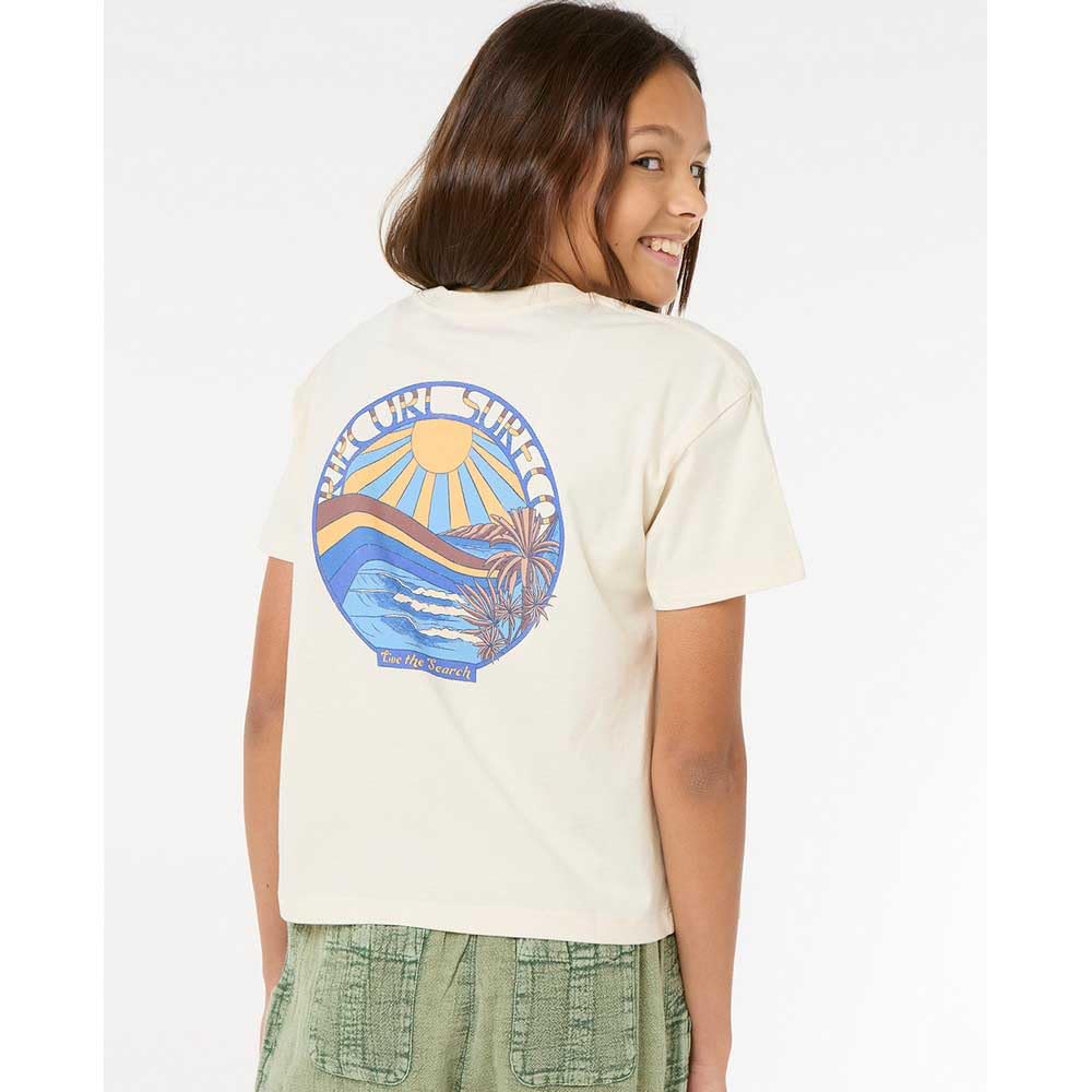 Rip Curl Girls' Cropped Short Sleeve T-Shirt - Image 5