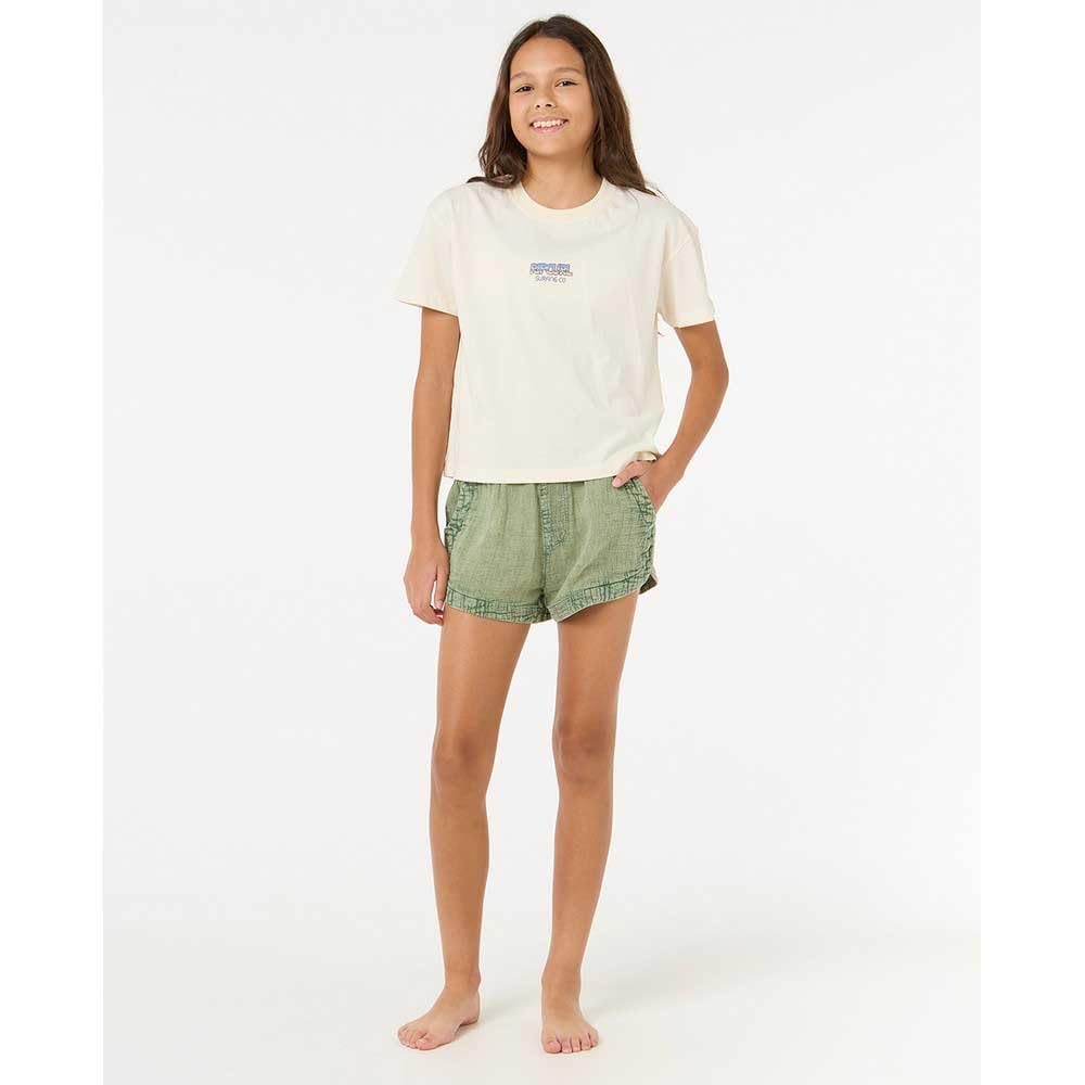 Rip Curl Girls' Cropped Short Sleeve T-Shirt - Image 6