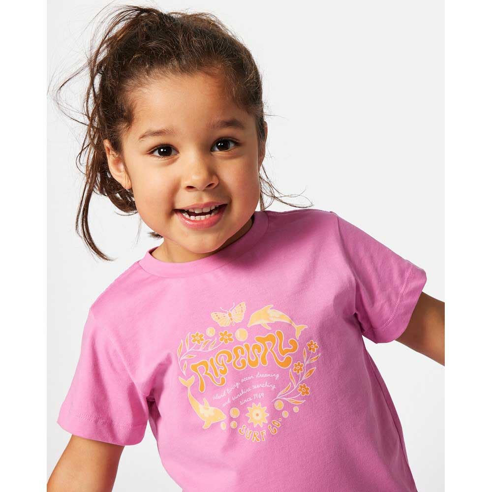 Rip Curl Girls' Rainbow Destination Short Sleeve T-Shirt - Image 3
