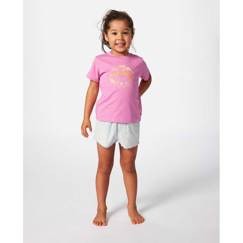Rip Curl Girls' Rainbow Destination Short Sleeve T-Shirt - Image 4