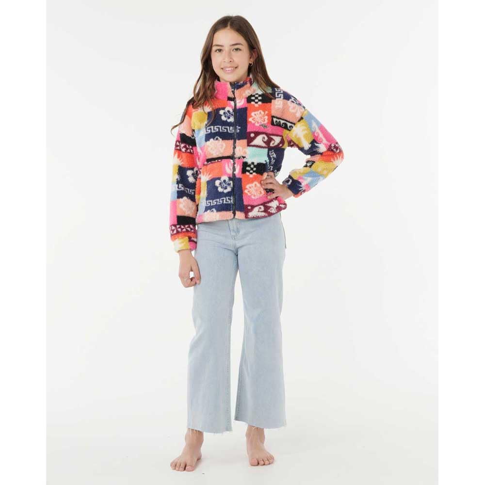 Rip Curl Keepsakes Girls Polar Fleece Jacket, Multi-Colored, 14 - Image 5