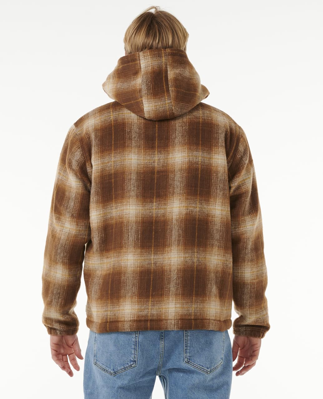 Rip Curl Men's Classic Surf Sherpa Lined Check Jacket - Image 3
