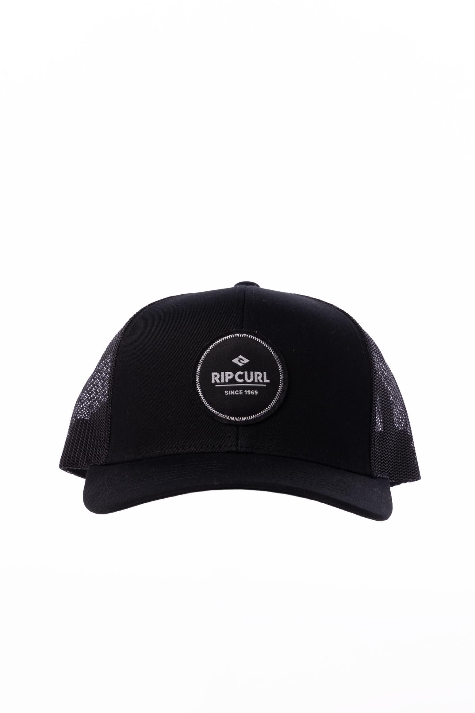Rip Curl Men's Curve Peak, Structured Trucker Hat, Mesh Snapback Baseball Cap for Men, Adjustable