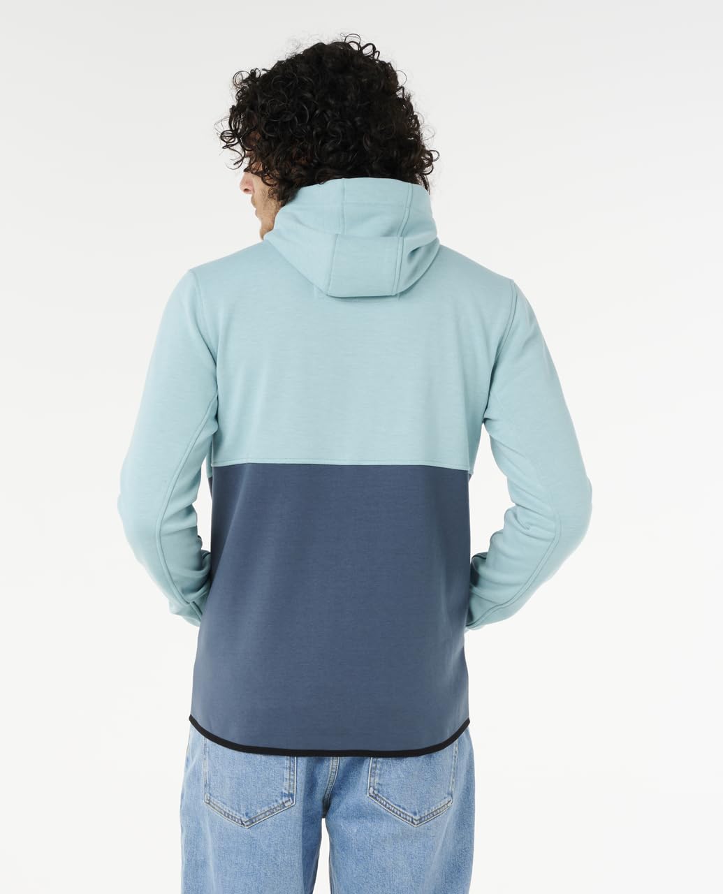 Rip Curl Men's Departed Anti Series Technical Zip Up Hooded Sweatshirt - Image 3