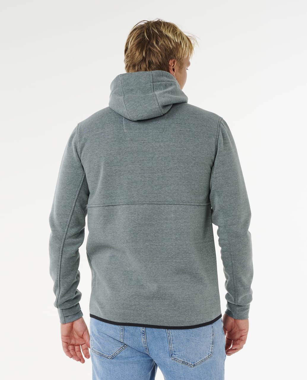 Rip Curl Men's Departed Anti Series Technical Zip Up Sweatshirt - Image 3