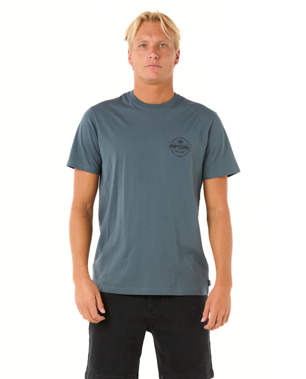 Rip Curl Men's Graphic Short Sleeve Crew Neck T-Shirt, Standard Fit