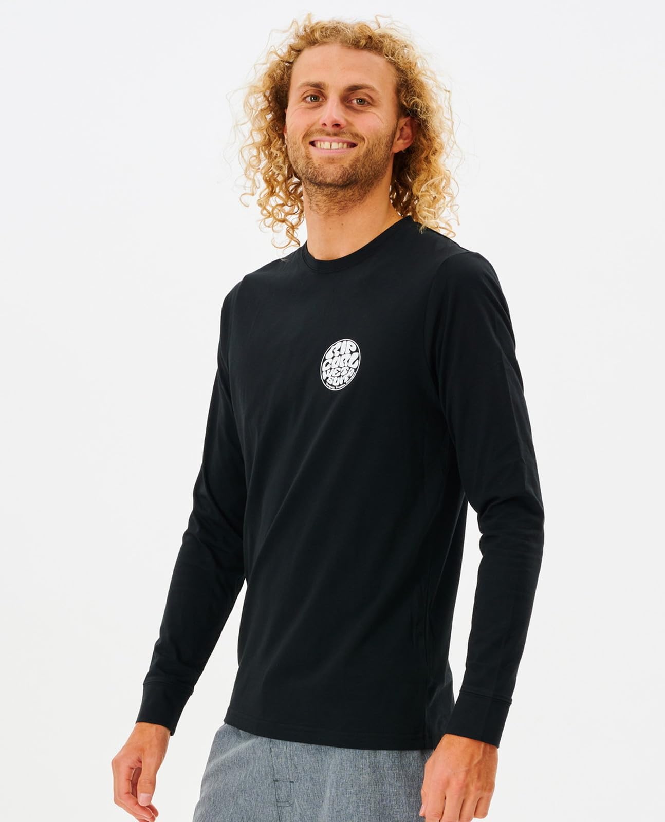 Rip Curl Men's Icons of Surf Long Sleeve UPF 50+ Loose Fit Rashguard - Image 3