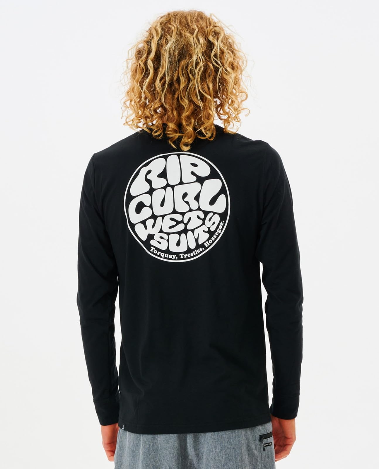 Rip Curl Men's Icons of Surf Long Sleeve UPF 50+ Loose Fit Rashguard - Image 4