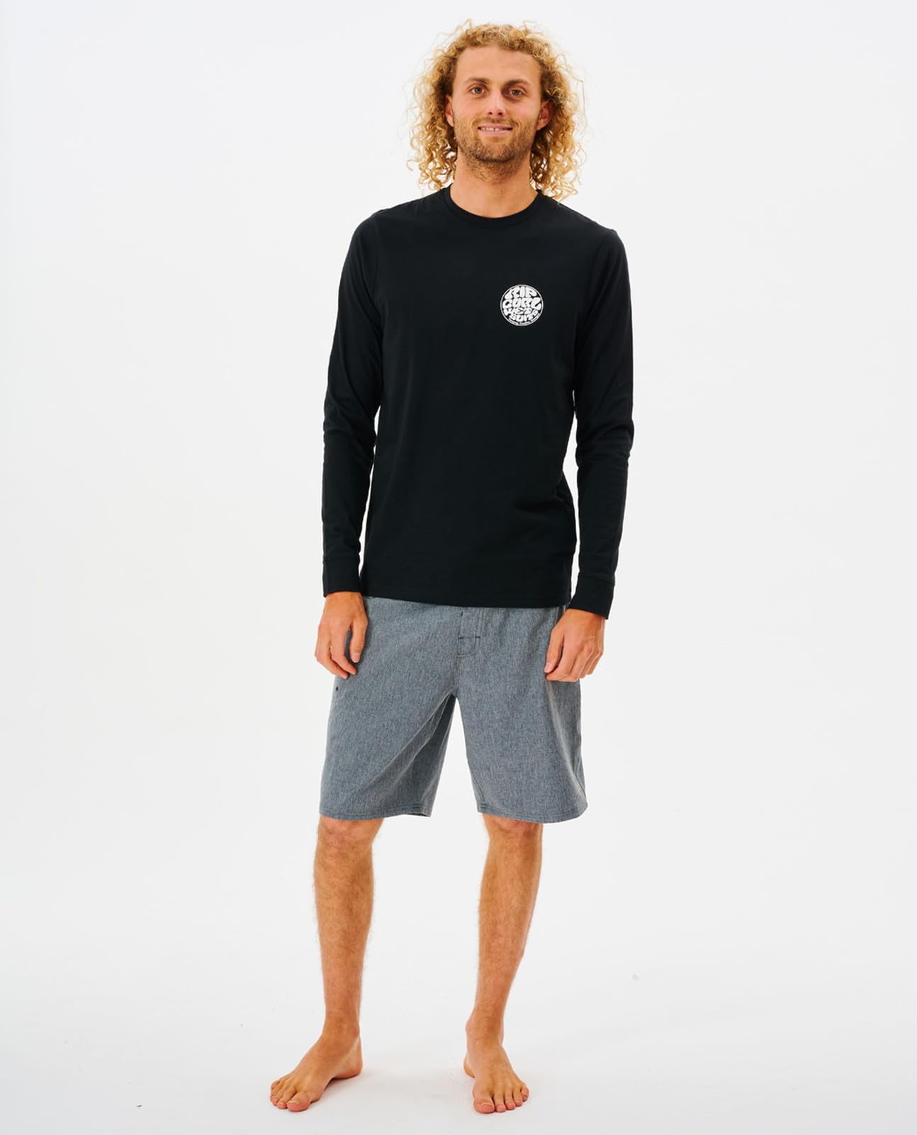 Rip Curl Men's Icons of Surf Long Sleeve UPF 50+ Loose Fit Rashguard - Image 5