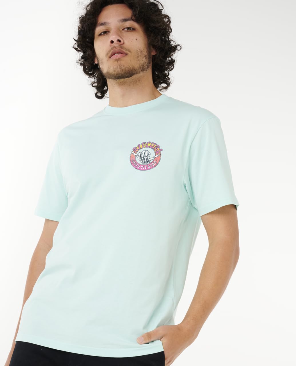 Rip Curl Men's Relaxed Fit Logo Crew T-Shirt - Image 6