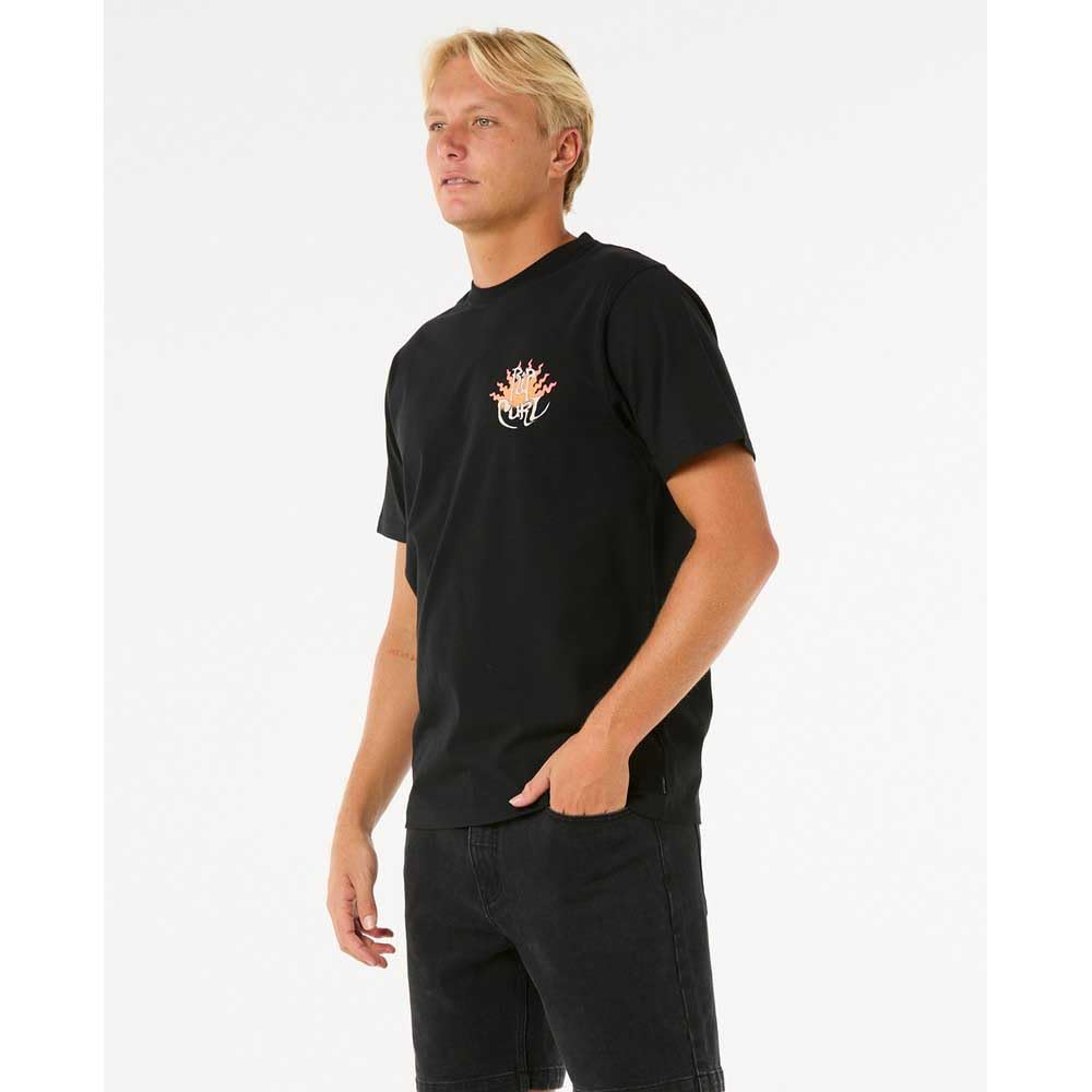 Rip Curl Men's Relaxed Fit Logo Crew T-Shirt - Image 4