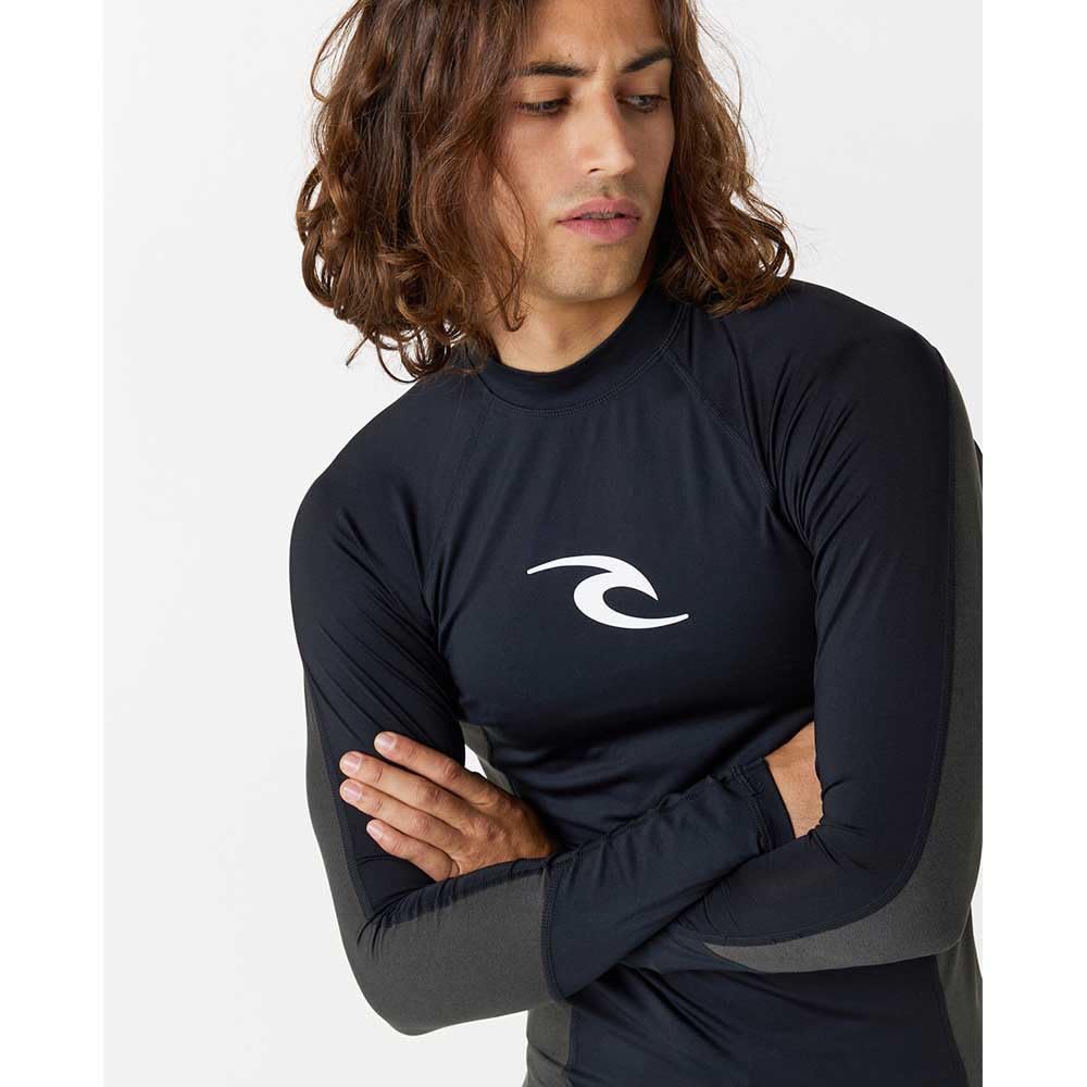 Rip Curl Men's Waves UPF 50 Performance Long Sleeve Rashguard - Image 5
