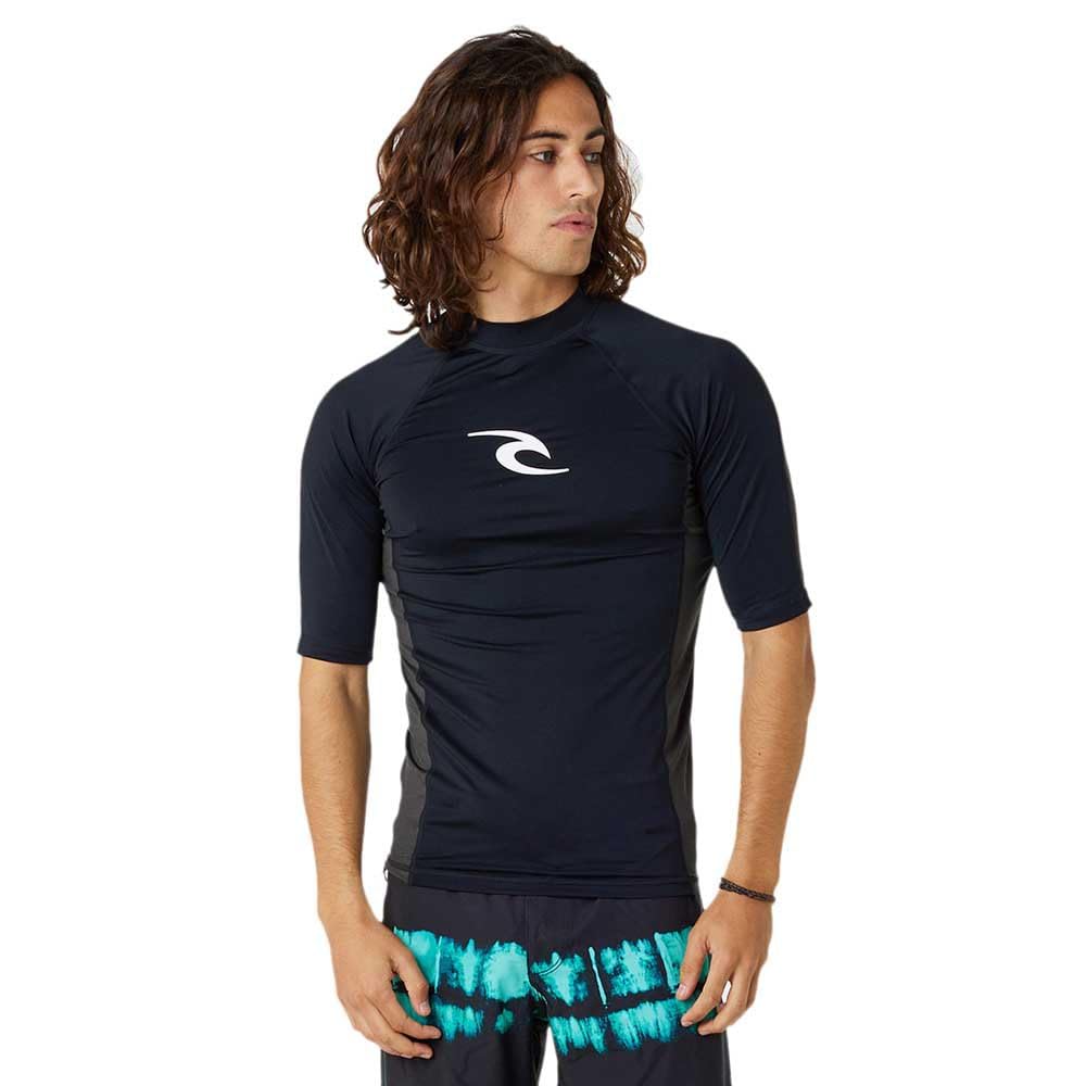 Rip Curl Men's Waves UPF 50 Performance Short Sleeve Rashguard