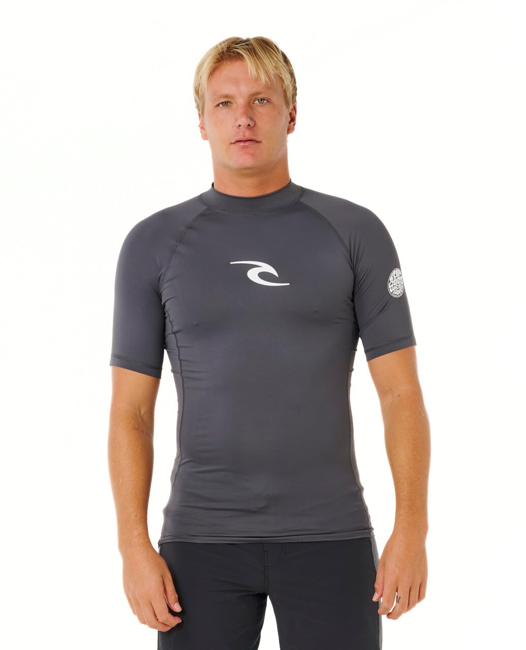 Rip Curl Men's Waves UPF 50 Performance Short Sleeve Rashguard