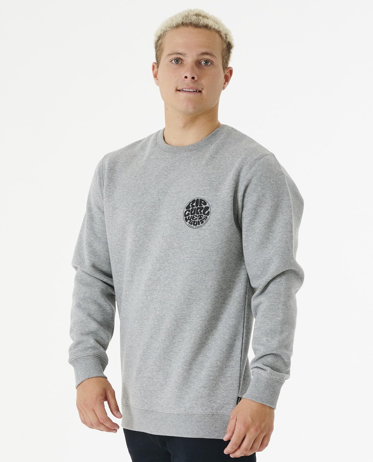 Rip Curl Men's Wettie Icon Long Sleeve Crew Sweatshirt - Image 3