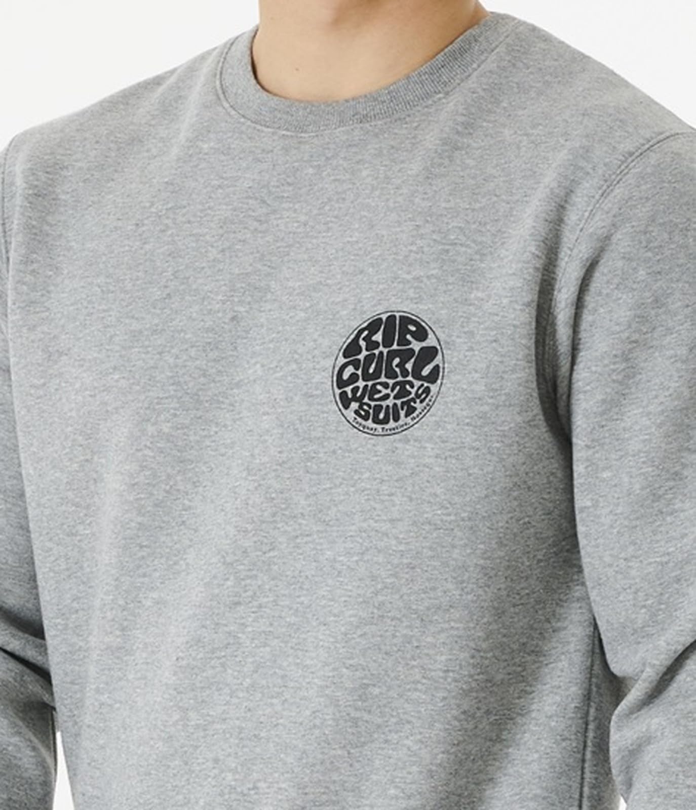 Rip Curl Men's Wettie Icon Long Sleeve Crew Sweatshirt - Image 5