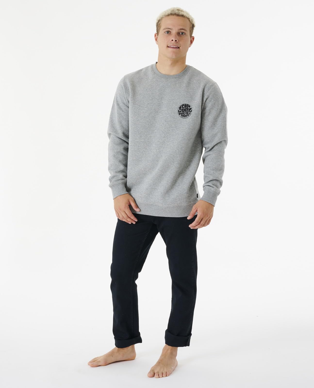 Rip Curl Men's Wettie Icon Long Sleeve Crew Sweatshirt - Image 6