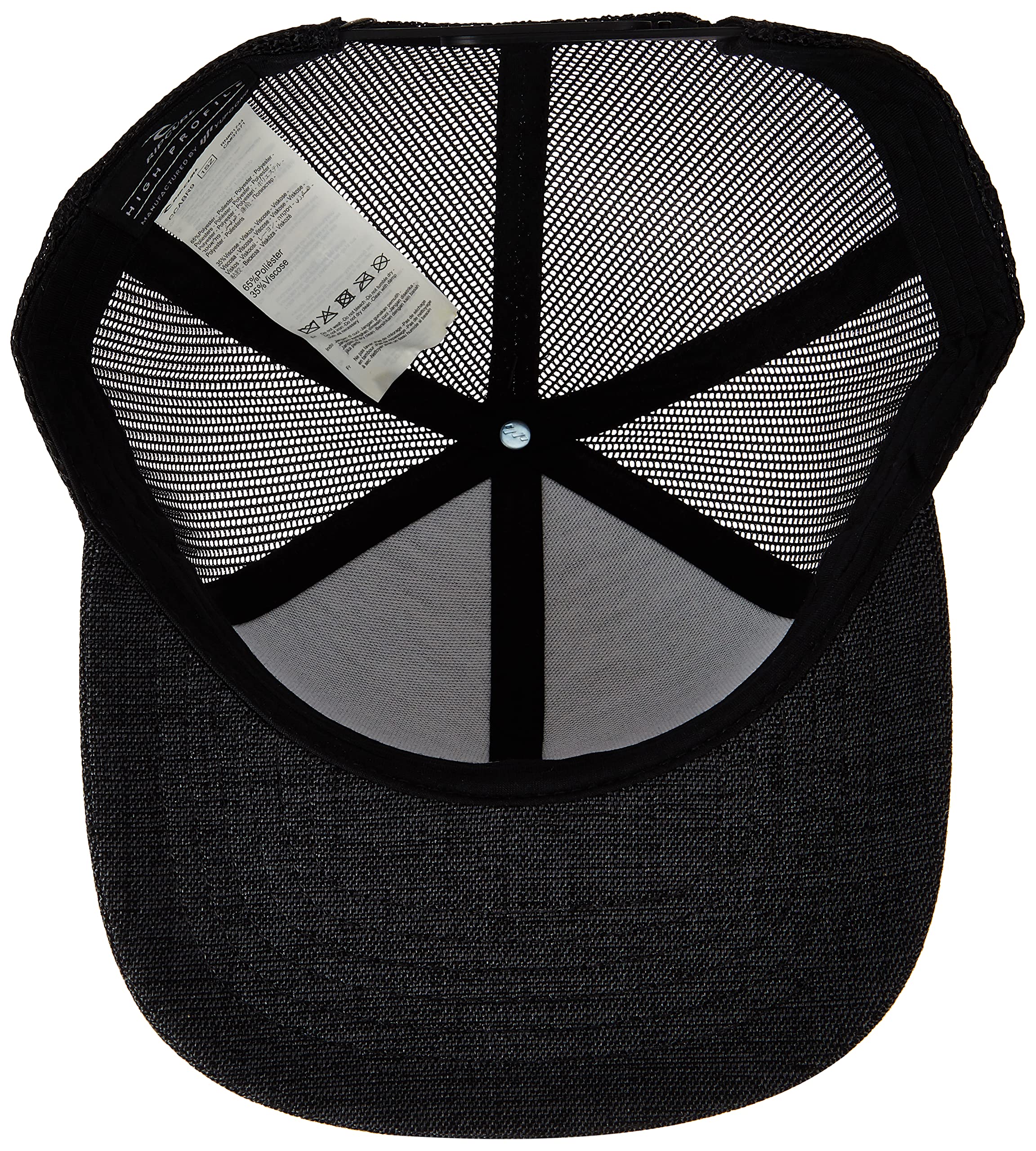 Rip Curl Mens Curve Peak, Structured Trucker Hat, Mesh Snapback Baseball Cap for Men, Adjustable - Image 4