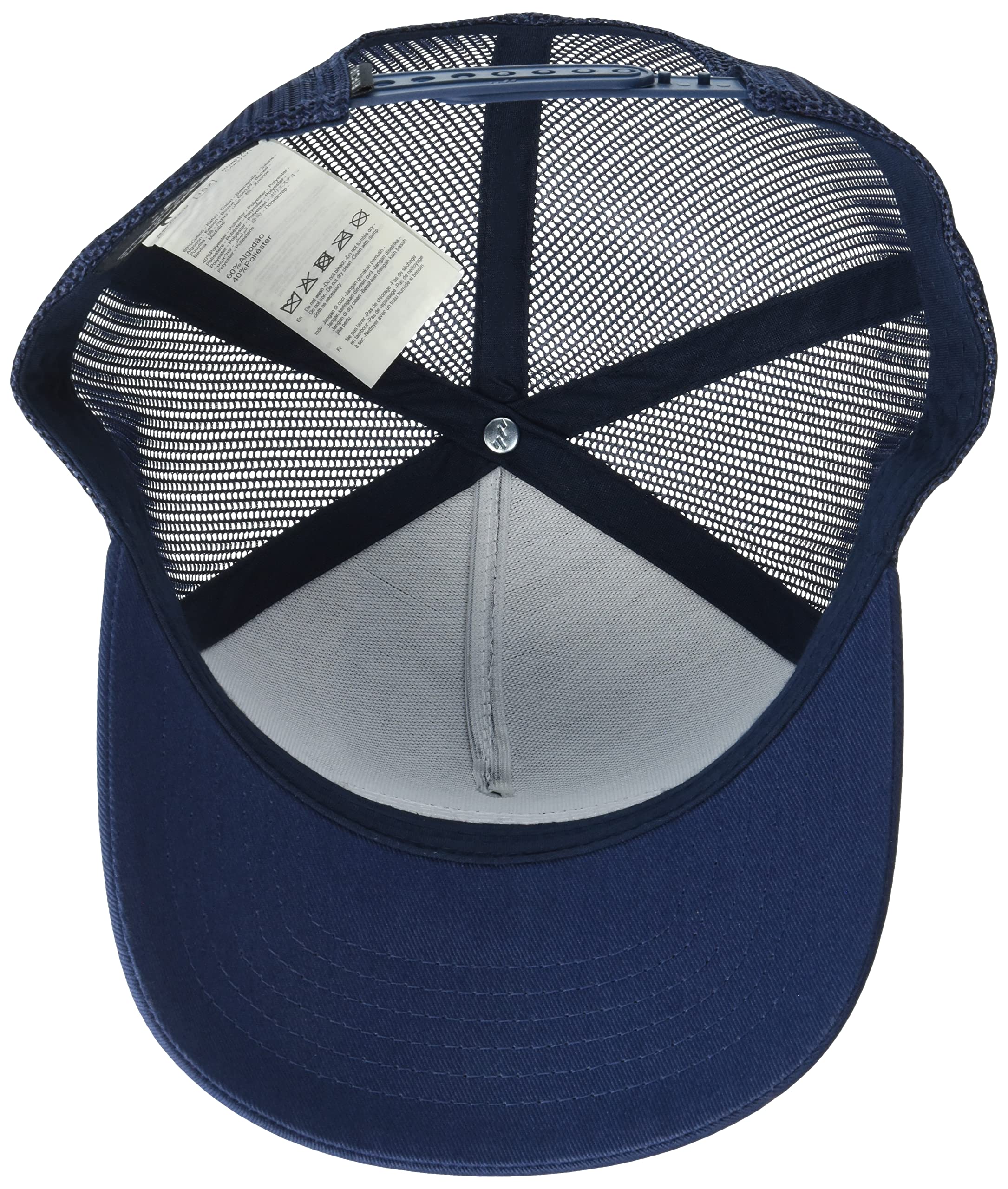 Rip Curl Mens Curve Peak, Structured Trucker Hat, Mesh Snapback Baseball Cap for Men, Adjustable - Image 3