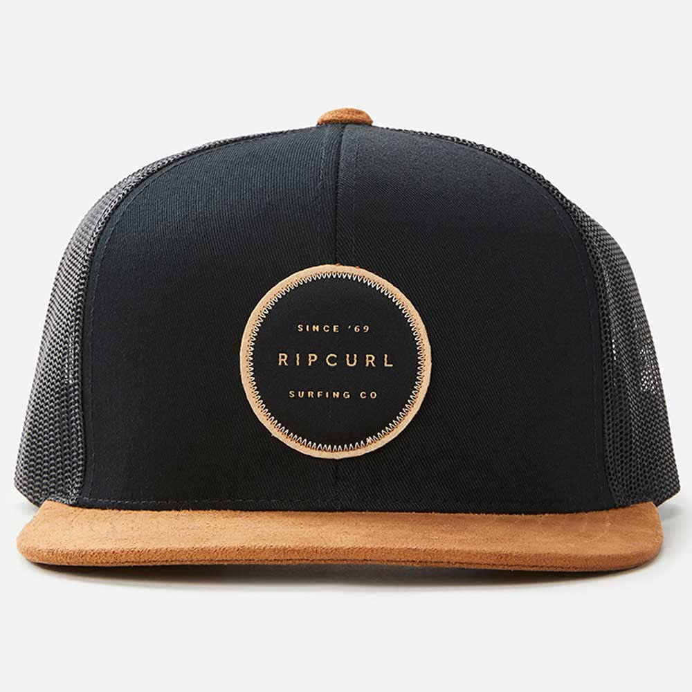 Rip Curl Mens Curve Peak, Structured Trucker Hat, Mesh Snapback Baseball Cap for Men, Adjustable - Image 3