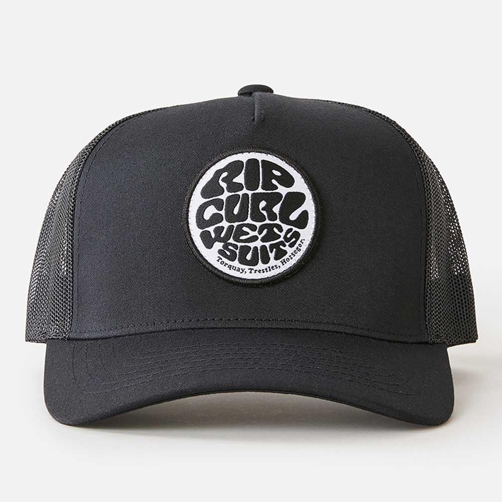 Rip Curl Mens Curve Peak, Structured Trucker Hat, Mesh Snapback Baseball Cap for Men, Adjustable - Image 3