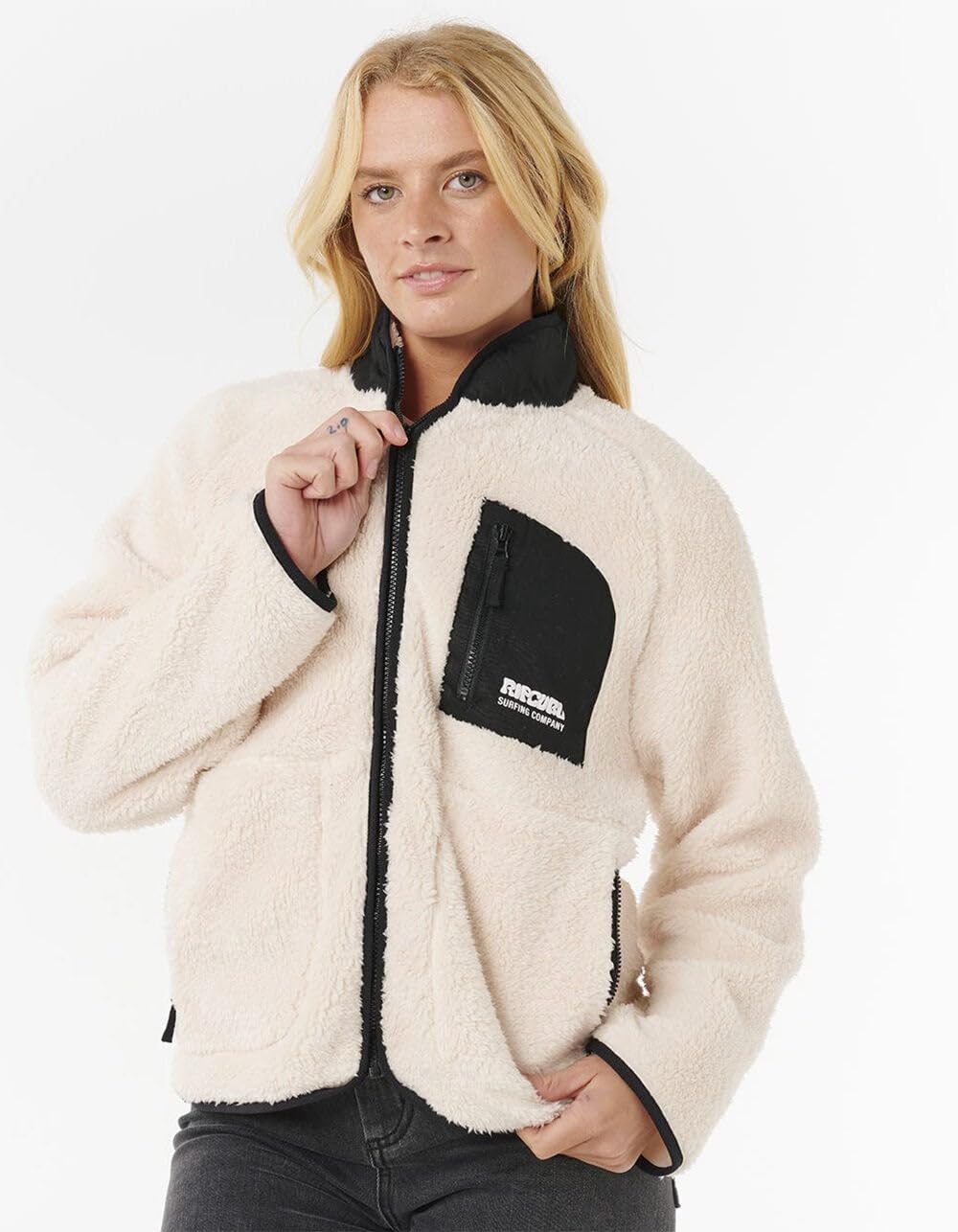 Rip Curl Shore Break Womens Polar Fleece Jacket - Image 4