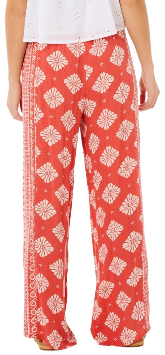 Rip Curl Ventura Wide Leg Women's Pants - Red - Image 2