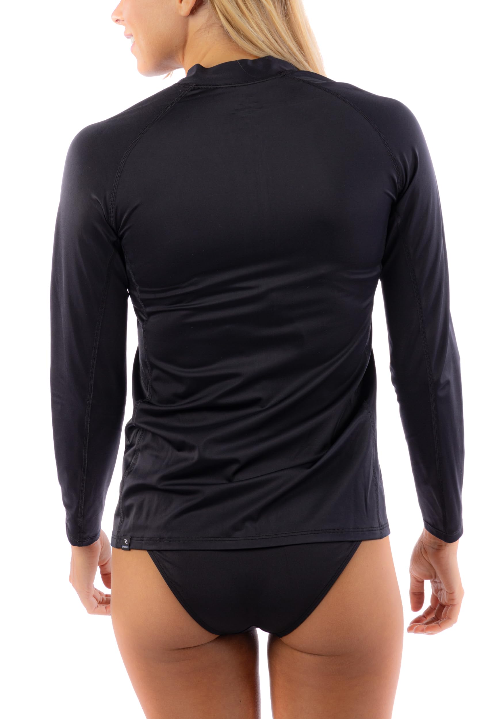 Rip Curl Women's Long Sleeve Zip-up Rashguard with UPF 50+ Sun Protection - Quick Dry, Moisture-Wicking Swim Shirt - Image 4