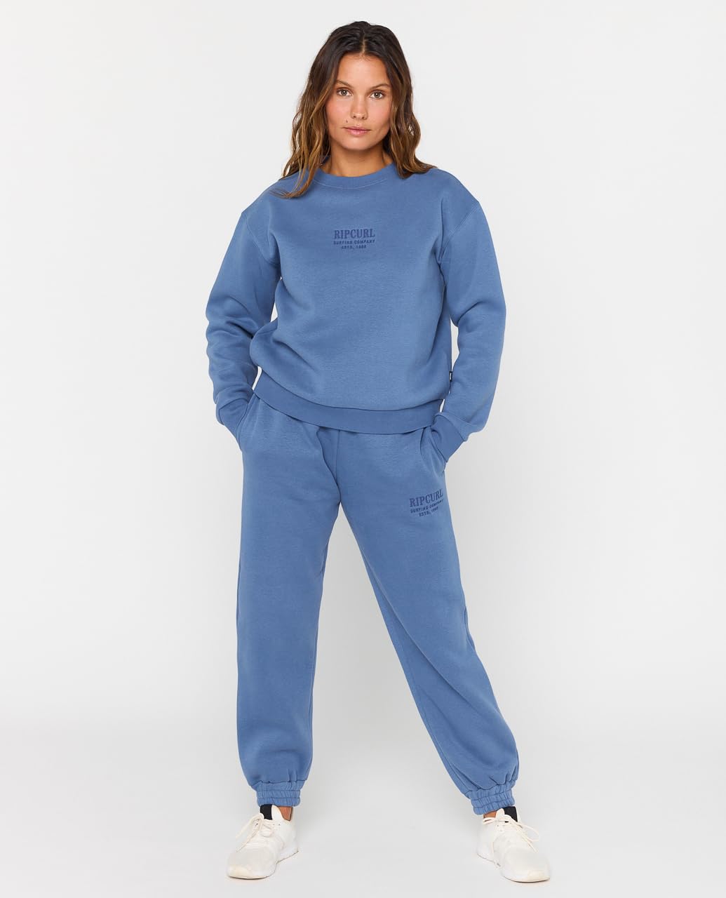 Rip Curl Women's Surf Staple Fleece Sweatpants with Elastic Waist and Cuffs - Image 4