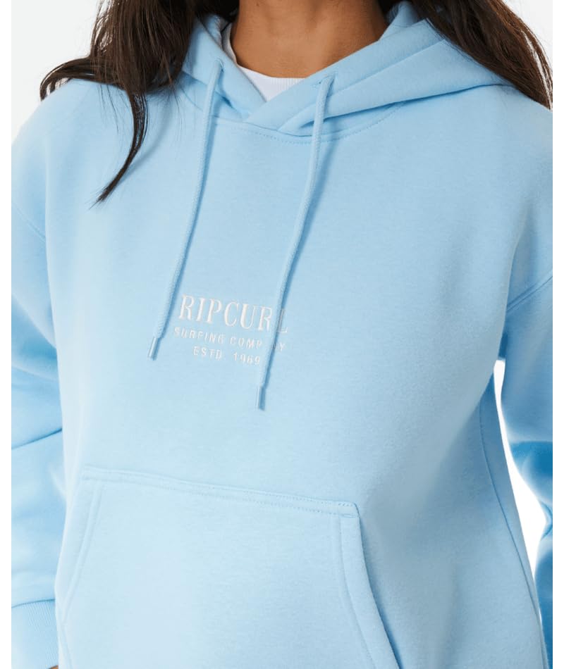 Rip Curl Women's Surf Staple Hooded Fleece Sweatshirt With Kangaroo Pockets - Image 3