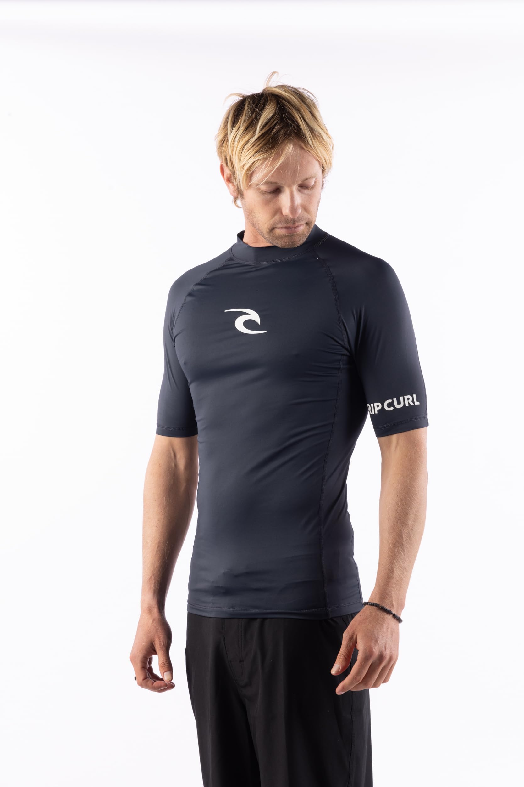 Short Sleeve Rashguard - UPF 50+ Sun Protection Surf Shirt, Tight Fit Rash Vest - Image 2